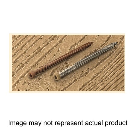 Starborn Screw, #10 x 2-3/4 Thread, Star Drive, Auger, Type 17 Point, Stainless Steel, Epoxy, 350 PK CXD81T10275